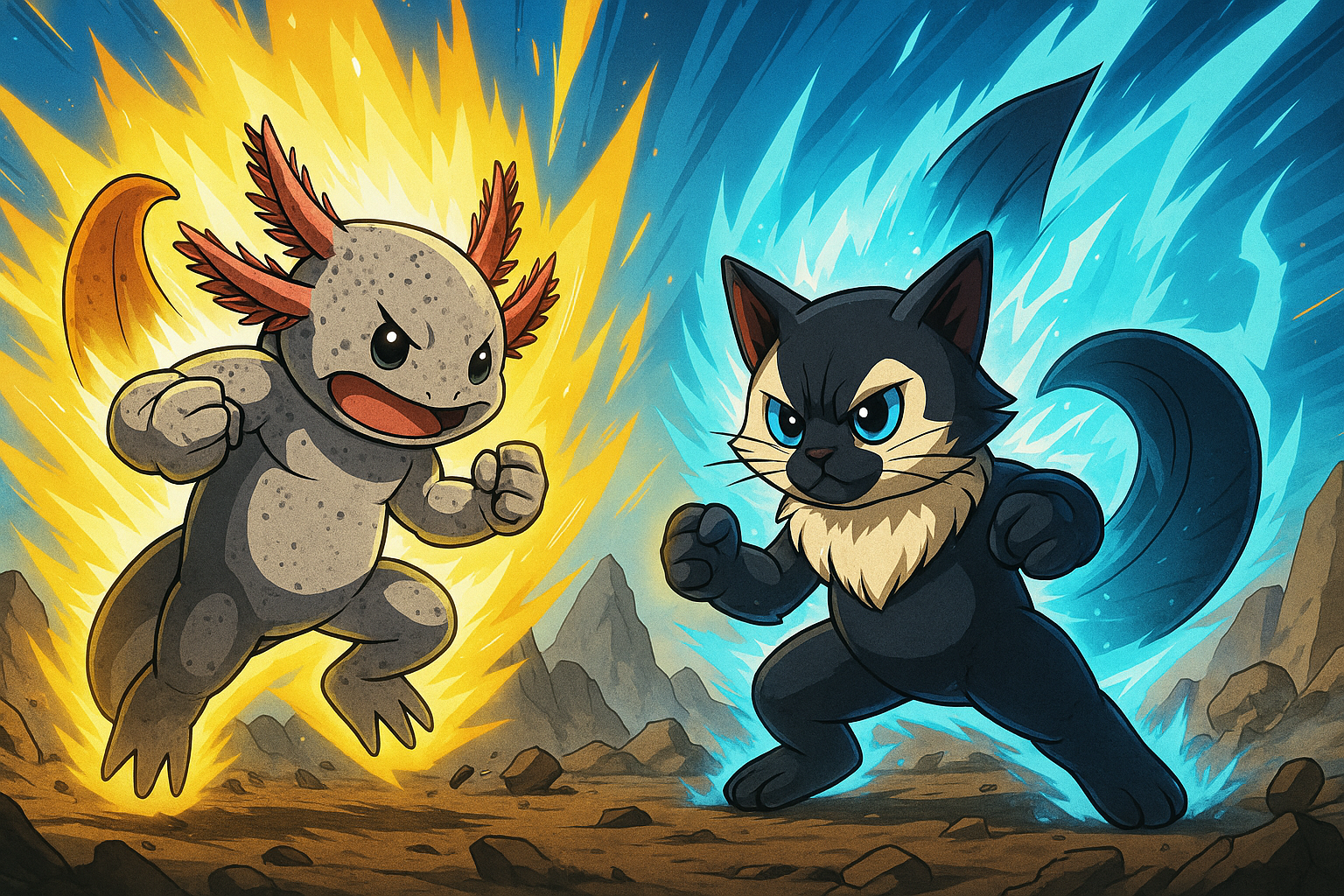 Axol & Bisou Super Sayan